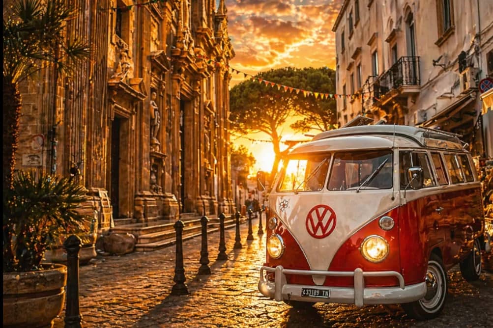 auto matrimonio Gallipoli pulmino